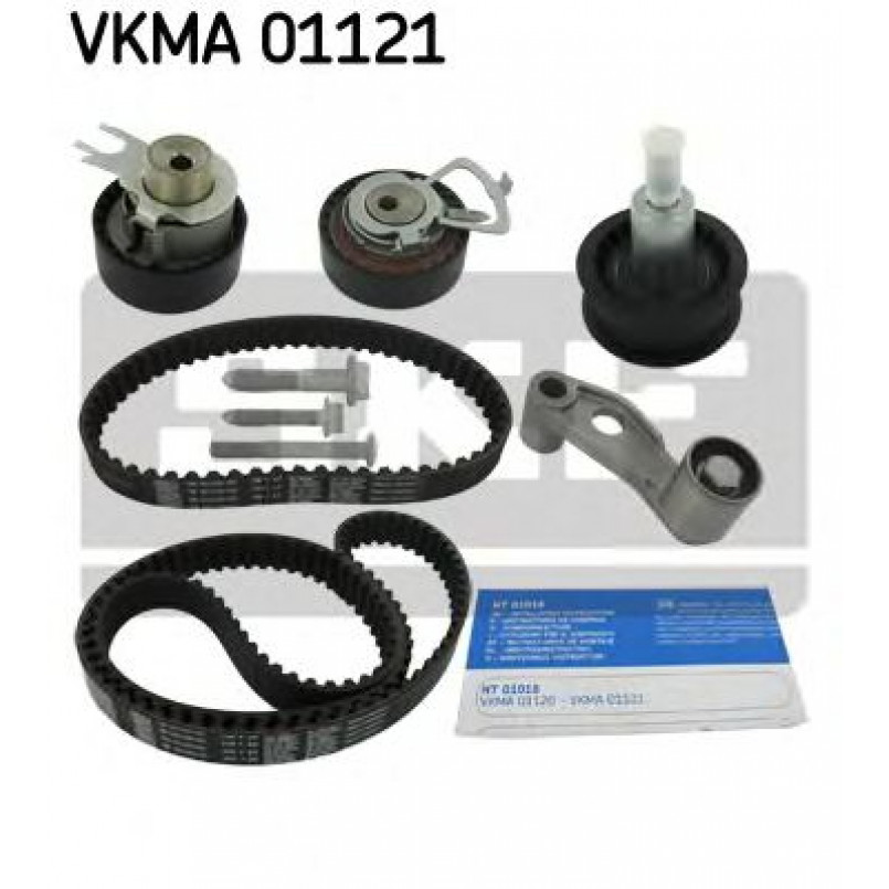 VKMA 01121 SKF Комплект ГРМ (ремінь + ролик)